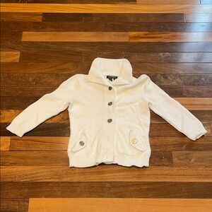 Women’s Size Small Ralph Lauren 3/4 Sleeve White Sweater